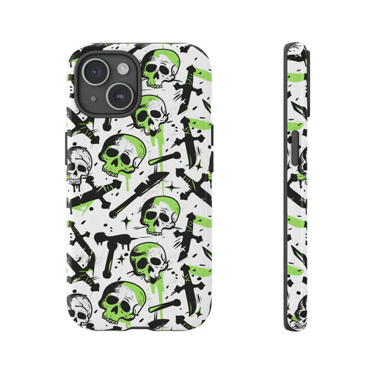 Skull & Swords Green - Tough Case