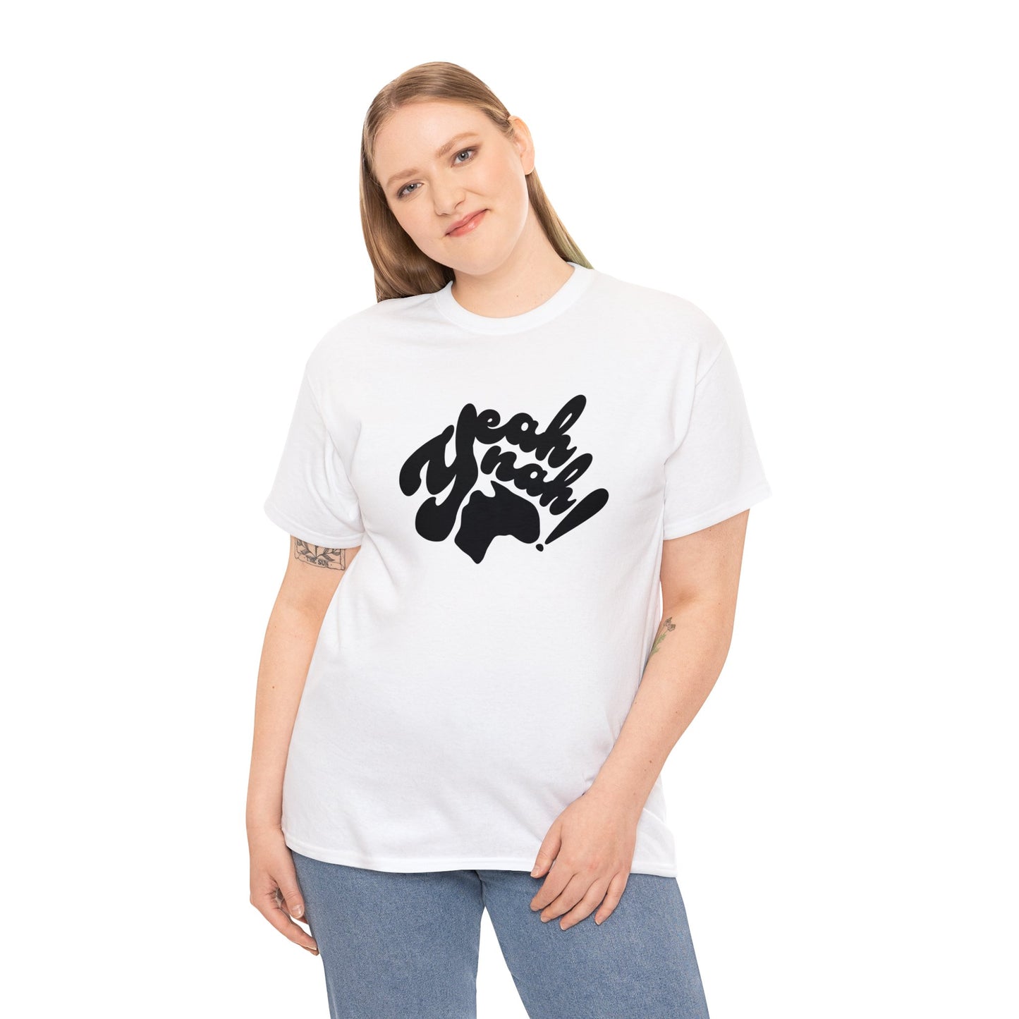 Yeah, nah! T-Shirt - Unisex Heavy Cotton Tee