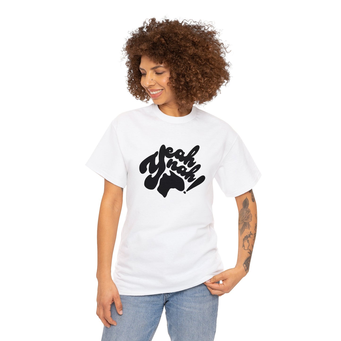 Yeah, nah! T-Shirt - Unisex Heavy Cotton Tee